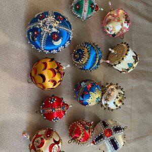 Vintage Push Pin Ornaments